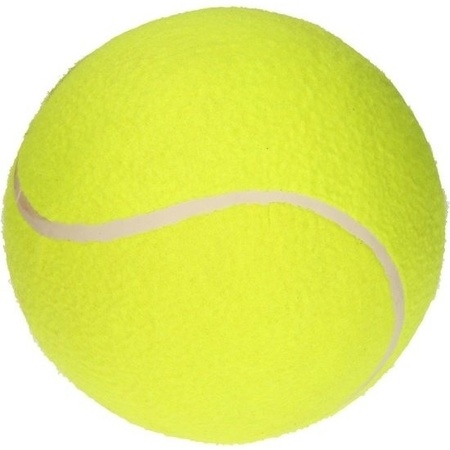 Opblaasbare tennisbal XL geel 20 cm - Action products