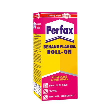 Perfax roll-on behanglijm/behangplaksel vliesbehang 200 gram