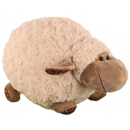 Plush soft toy lying sheep 35 cm