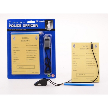Politie bonnenboekje - Action products
