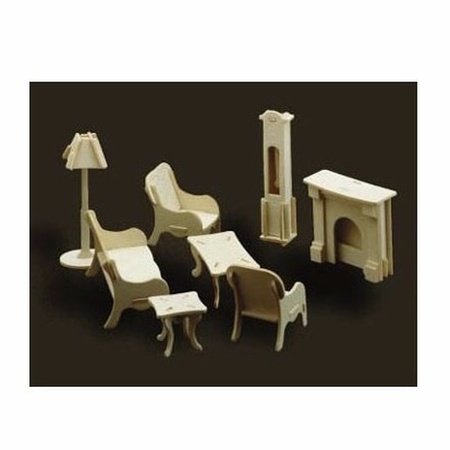 Poppenhuis meubels huiskamer - Action products