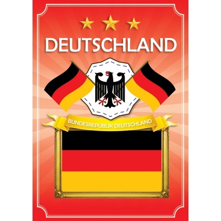 Feestje Duitsland posters rood