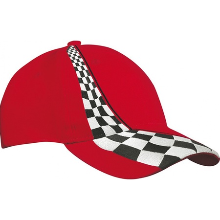Race coureur cap rood