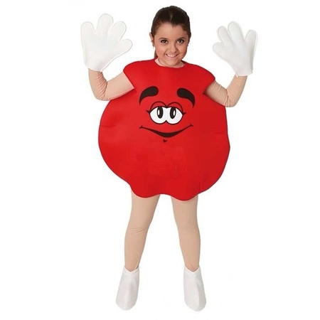 Carnavalskostuum Rood snoep kostuum voor kinderen