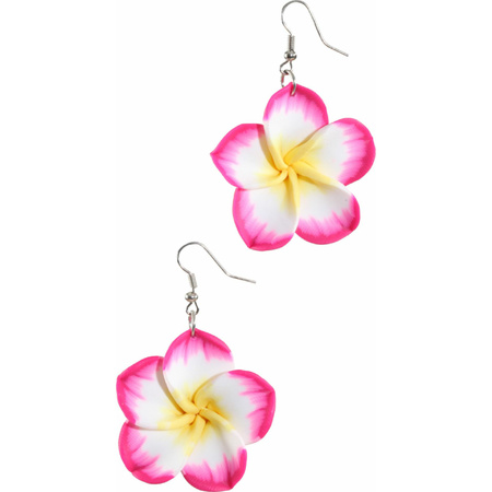 Hawaii bloemen oorbellen voor dames
