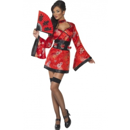 Japan jurkje rode geisha voor dames