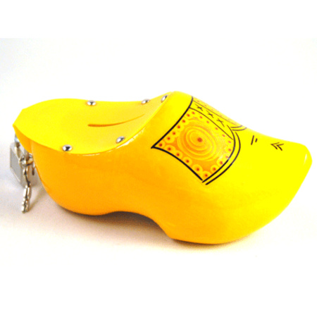 Spaarpot klomp geel 16 cm - Action products