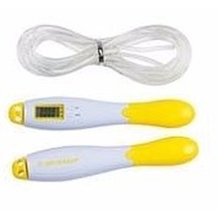 Springtouw geel/wit met digitale meter - Action products