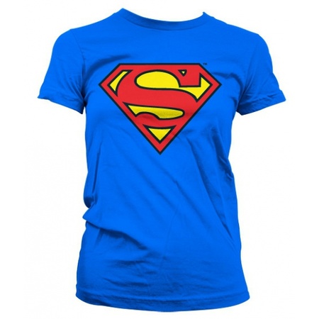 Superman logo t-shirt ladies