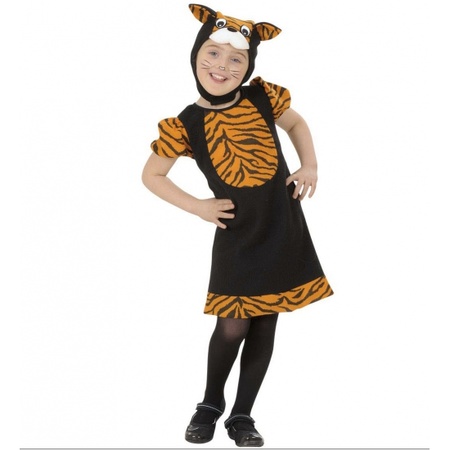 Bruine tijger kostuums voor meisjes