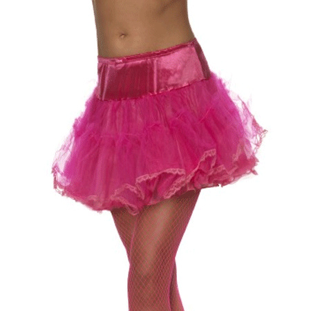Carnavalskostuum Tule petticoat roze