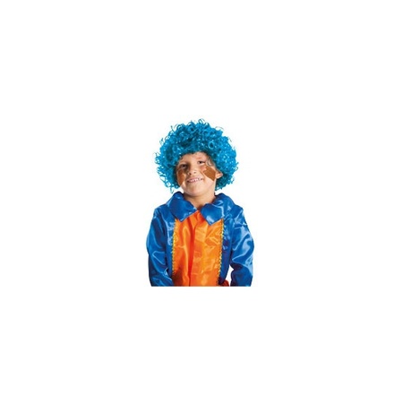 Turquoise petes wig for kids