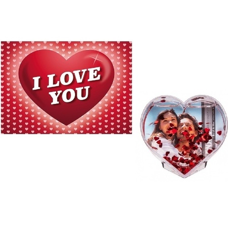 verdund Bijwonen George Hanbury Valentijsdag cadeau 3D hart fotolijst met valentijnskaart - Action products  - Primodo warenhuis