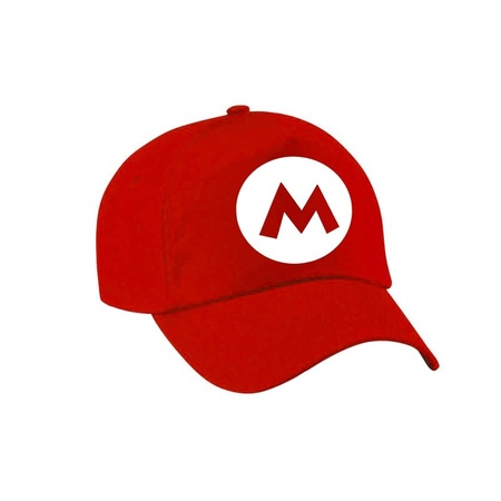 Dress up cap / carnaval cap Mario and Luigi for adults