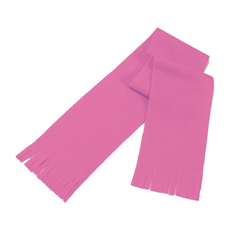 Voordelige kinder/peuter fleece sjaal roze