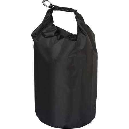 Waterproof duffel bag/dry bag black 10 liter