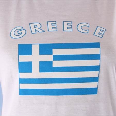 Griekenland t-shirt met vlag