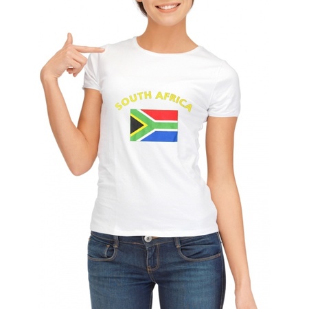 Zuid Afrika t-shirt met vlag