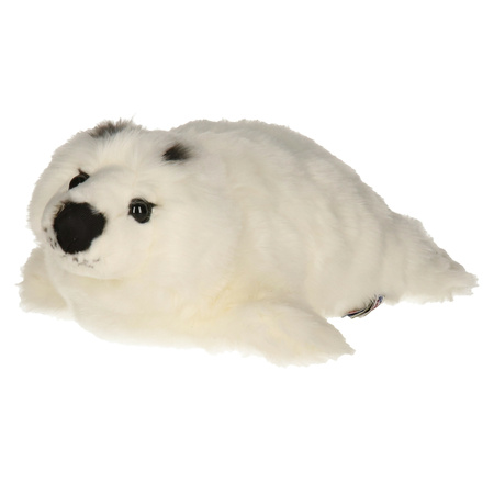 Witte knuffel zeehond 40 cm