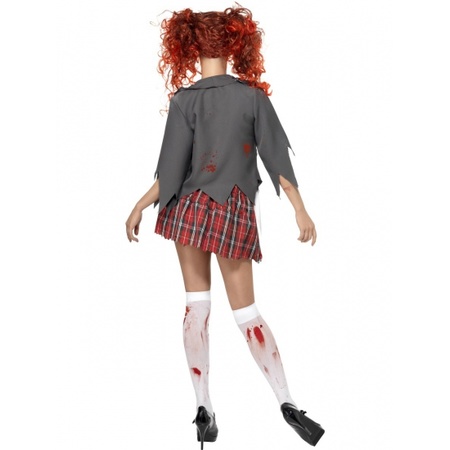 Carnavalskostuum Zombie schoolmeisje kostuum
