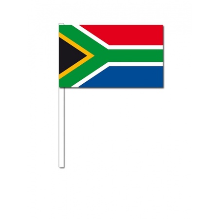 Landen Zwaaivlaggetjes Zuid Afrika 12 x 24 cm